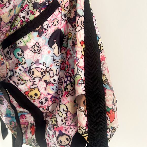 LeSportsac X TokiDoki Fioritura Print Large Strap All Over Print Backpack RARE - Picture 10 of 12